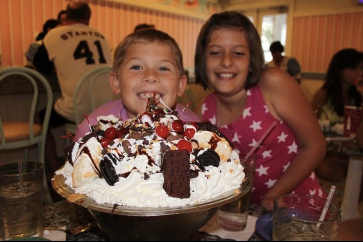 The famous kitchen sink sundae